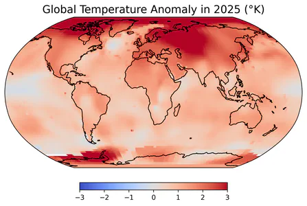 Animation: Annual Surface Temperature Anomalies